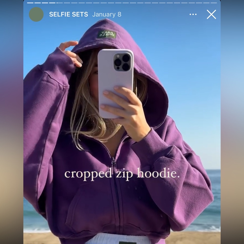 Daily Drills Cropped Zip Hoodie - Rich Purple × 1
XS/S. Sold out online
